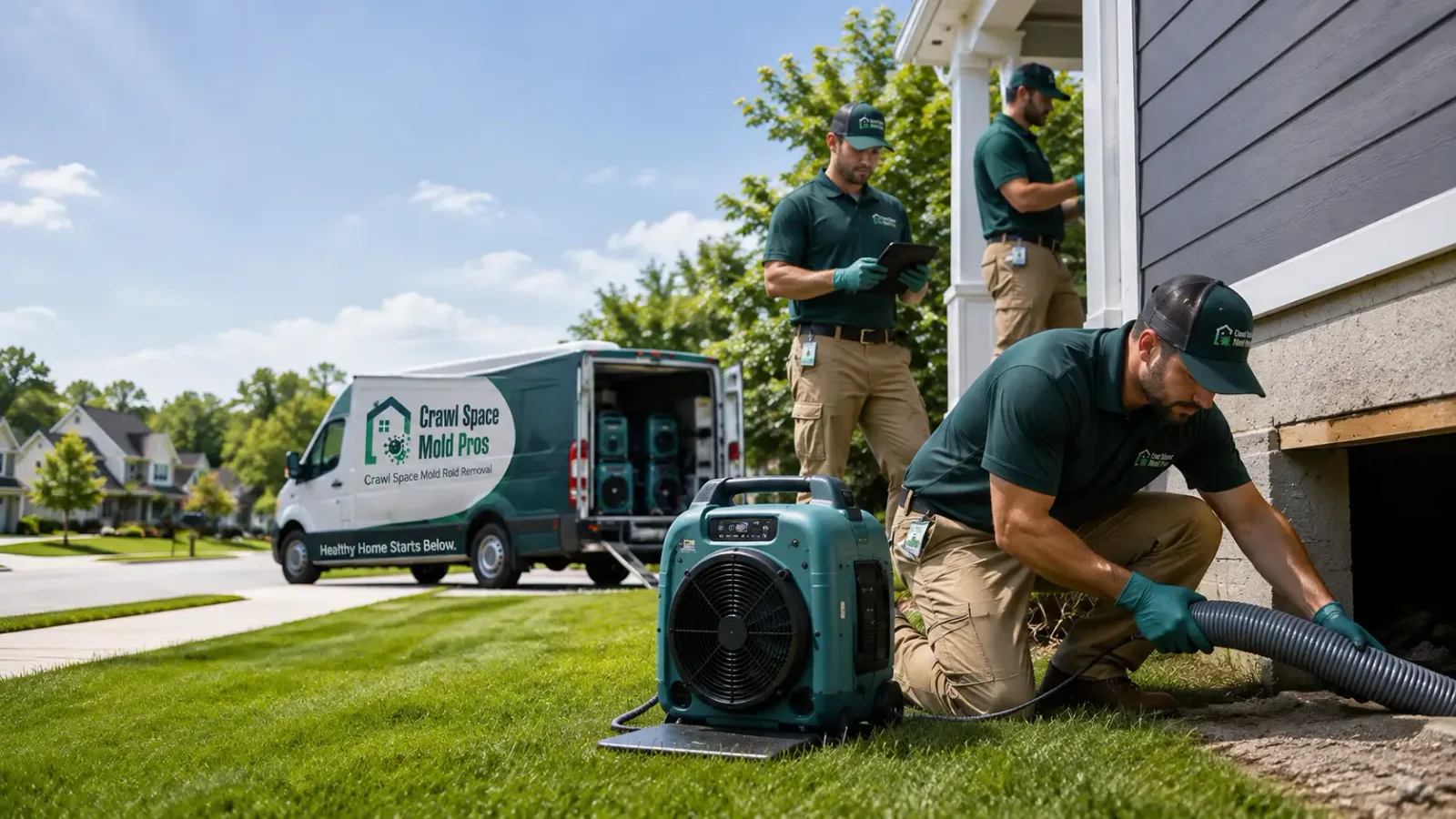 Crawl Space Mold Removal in Silver City, IA